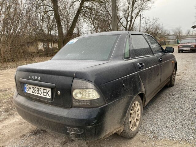 Чорний ВАЗ 2170 Priora, об'ємом двигуна 1.6 л та пробігом 190 тис. км за 1750 $, фото 2 на Automoto.ua