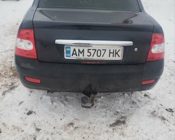 Черный ВАЗ 2170 Priora, объемом двигателя 1.6 л и пробегом 200 тыс. км за 1000 $, фото 14 на Automoto.ua