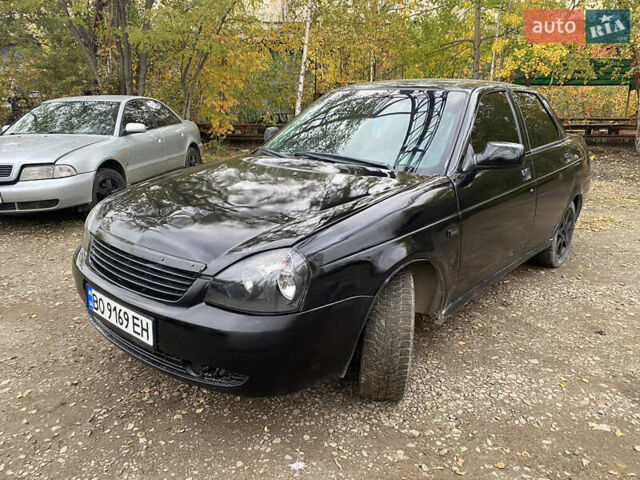Черный ВАЗ 2170 Priora, объемом двигателя 1.6 л и пробегом 200 тыс. км за 1600 $, фото 3 на Automoto.ua