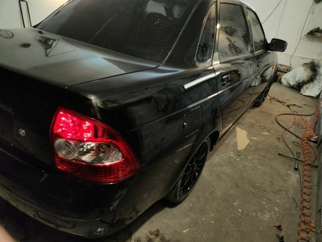 Чорний ВАЗ 2170 Priora, об'ємом двигуна 1.6 л та пробігом 130 тис. км за 2200 $, фото 12 на Automoto.ua