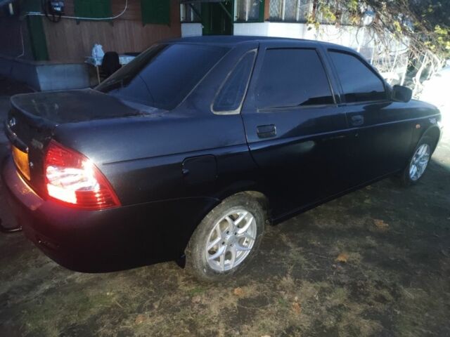 Чорний ВАЗ 2170 Priora, об'ємом двигуна 1.6 л та пробігом 138 тис. км за 1450 $, фото 2 на Automoto.ua