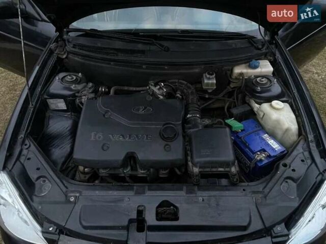 Чорний ВАЗ 2170 Priora, об'ємом двигуна 1.6 л та пробігом 127 тис. км за 2100 $, фото 2 на Automoto.ua