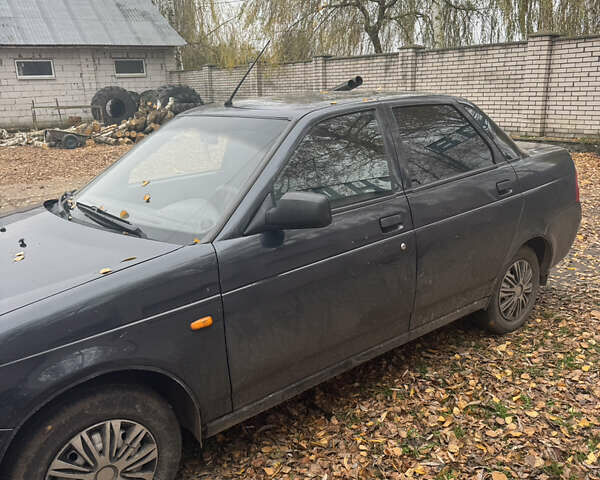 Черный ВАЗ 2170 Priora, объемом двигателя 1.6 л и пробегом 150 тыс. км за 2600 $, фото 2 на Automoto.ua