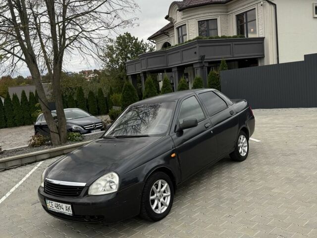 Черный ВАЗ 2170 Priora, объемом двигателя 1.6 л и пробегом 250 тыс. км за 1350 $, фото 1 на Automoto.ua