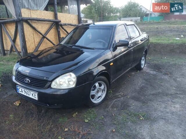 Черный ВАЗ 2170 Priora, объемом двигателя 1.6 л и пробегом 238 тыс. км за 1650 $, фото 2 на Automoto.ua