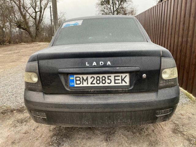 Чорний ВАЗ 2170 Priora, об'ємом двигуна 1.6 л та пробігом 190 тис. км за 1750 $, фото 3 на Automoto.ua