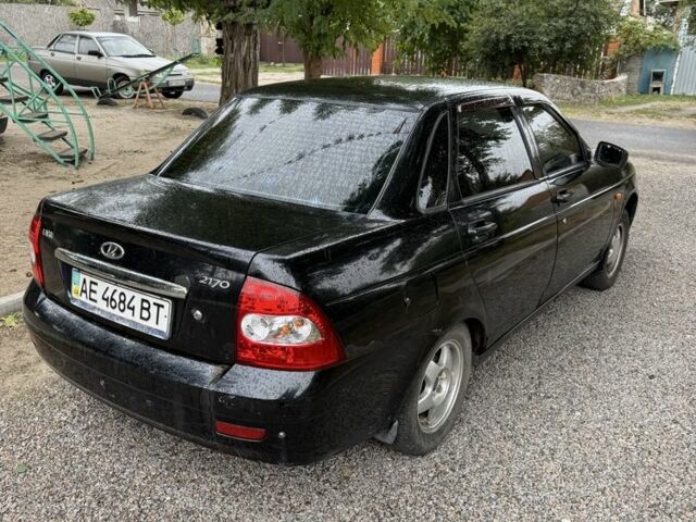 Черный ВАЗ 2170 Priora, объемом двигателя 1.6 л и пробегом 280 тыс. км за 1390 $, фото 3 на Automoto.ua