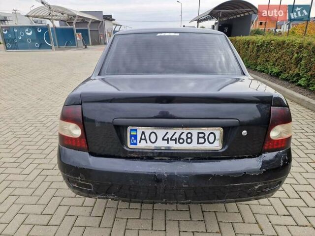 Чорний ВАЗ 2170 Priora, об'ємом двигуна 1.6 л та пробігом 169 тис. км за 1300 $, фото 5 на Automoto.ua