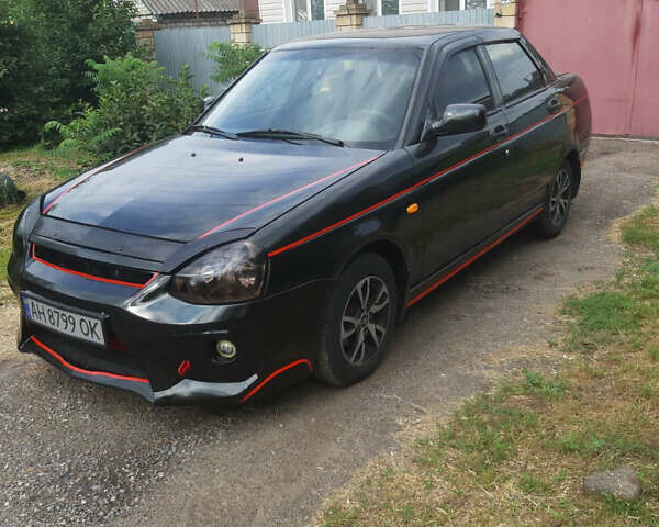 Черный ВАЗ 2170 Priora, объемом двигателя 1.6 л и пробегом 155 тыс. км за 3200 $, фото 3 на Automoto.ua