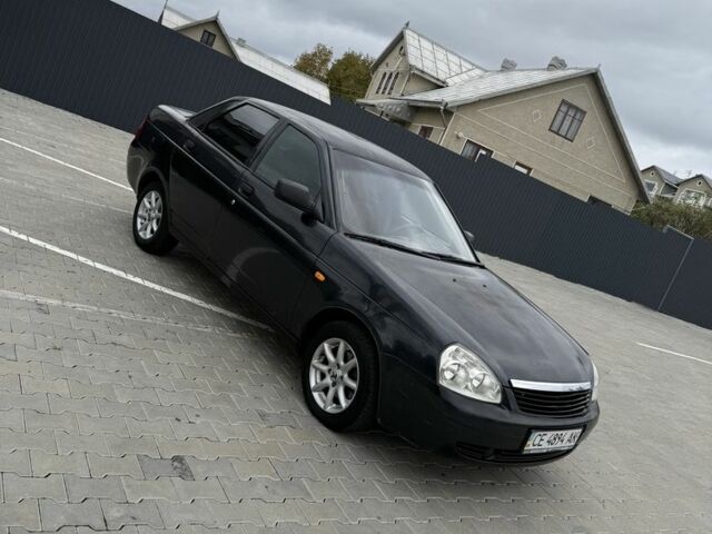 Черный ВАЗ 2170 Priora, объемом двигателя 1.6 л и пробегом 250 тыс. км за 1350 $, фото 2 на Automoto.ua