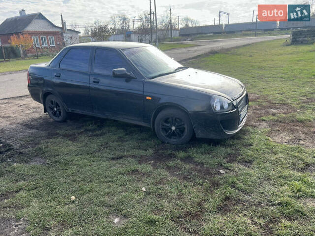 Черный ВАЗ 2170 Priora, объемом двигателя 1.6 л и пробегом 300 тыс. км за 2900 $, фото 3 на Automoto.ua