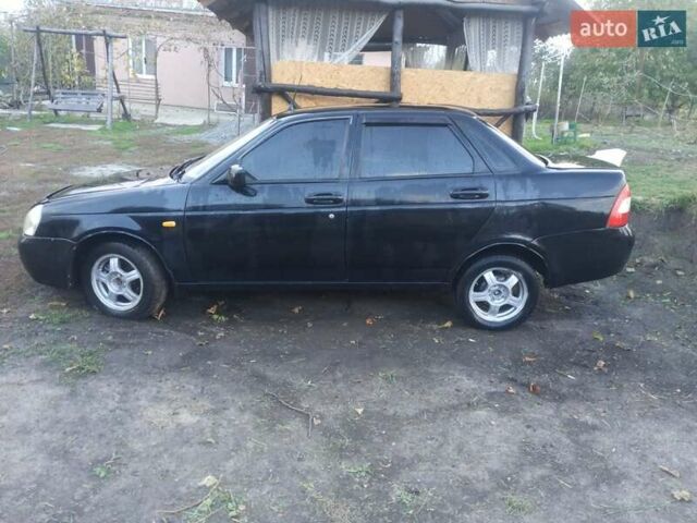 Черный ВАЗ 2170 Priora, объемом двигателя 1.6 л и пробегом 238 тыс. км за 1650 $, фото 4 на Automoto.ua
