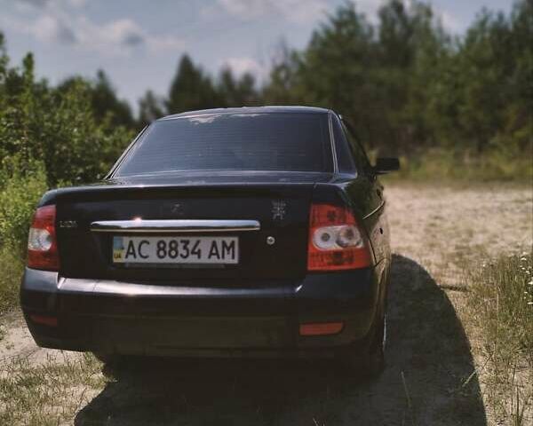 Черный ВАЗ 2170 Priora, объемом двигателя 1.6 л и пробегом 173 тыс. км за 1300 $, фото 4 на Automoto.ua