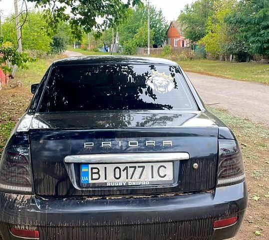 Черный ВАЗ 2170 Priora, объемом двигателя 1.6 л и пробегом 280 тыс. км за 3000 $, фото 3 на Automoto.ua