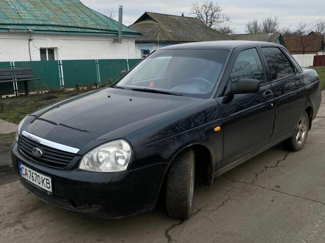 Чорний ВАЗ 2170 Priora, об'ємом двигуна 1.6 л та пробігом 214 тис. км за 2100 $, фото 1 на Automoto.ua