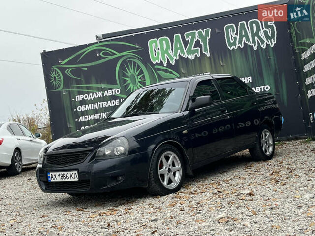 Чорний ВАЗ 2170 Priora, об'ємом двигуна 1.6 л та пробігом 250 тис. км за 2600 $, фото 2 на Automoto.ua