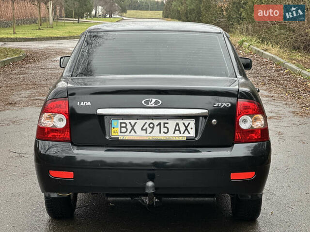Чорний ВАЗ 2170 Priora, об'ємом двигуна 1.6 л та пробігом 134 тис. км за 3290 $, фото 4 на Automoto.ua
