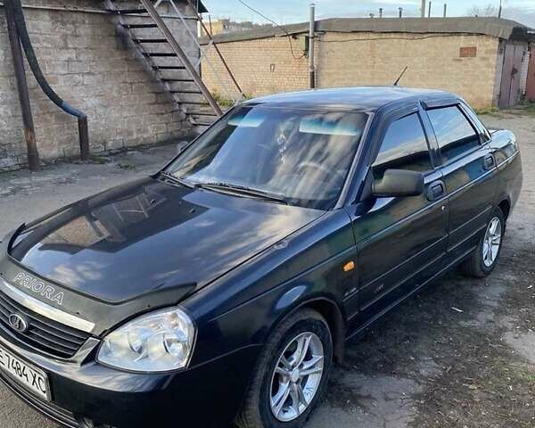 Черный ВАЗ 2170 Priora, объемом двигателя 1.6 л и пробегом 150 тыс. км за 2700 $, фото 4 на Automoto.ua