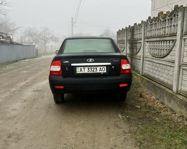 Черный ВАЗ 2170 Priora, объемом двигателя 1.6 л и пробегом 190 тыс. км за 2300 $, фото 2 на Automoto.ua