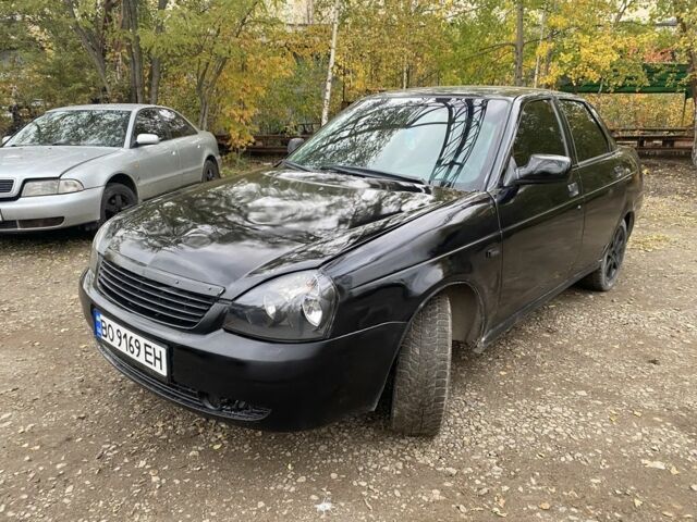 Черный ВАЗ 2170 Priora, объемом двигателя 1.6 л и пробегом 200 тыс. км за 1600 $, фото 2 на Automoto.ua