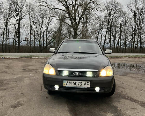 Черный ВАЗ 2170 Priora, объемом двигателя 1.6 л и пробегом 262 тыс. км за 2504 $, фото 13 на Automoto.ua