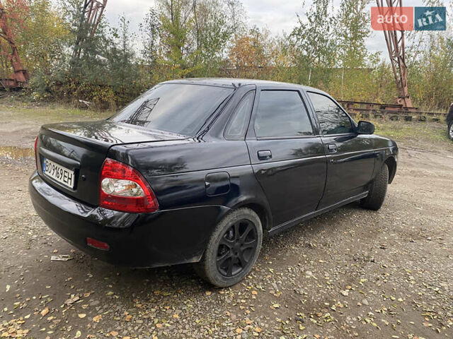 Черный ВАЗ 2170 Priora, объемом двигателя 1.6 л и пробегом 200 тыс. км за 1600 $, фото 2 на Automoto.ua