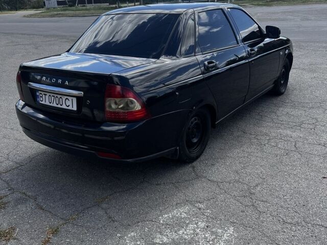 Черный ВАЗ 2170 Priora, объемом двигателя 1.6 л и пробегом 200 тыс. км за 3199 $, фото 1 на Automoto.ua