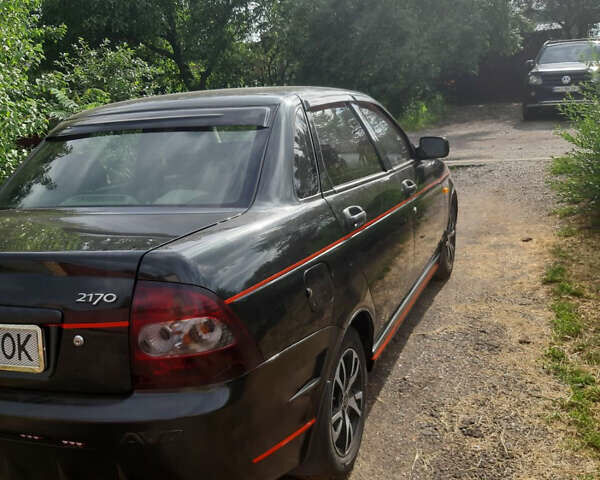 Черный ВАЗ 2170 Priora, объемом двигателя 1.6 л и пробегом 155 тыс. км за 3200 $, фото 8 на Automoto.ua