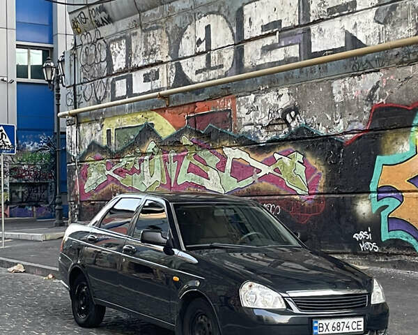 Черный ВАЗ 2170 Priora, объемом двигателя 1.6 л и пробегом 170 тыс. км за 3400 $, фото 7 на Automoto.ua