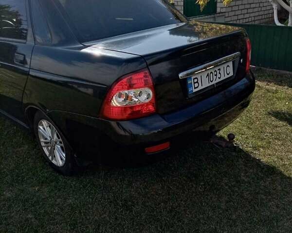 Черный ВАЗ 2170 Priora, объемом двигателя 1.6 л и пробегом 210 тыс. км за 2500 $, фото 4 на Automoto.ua