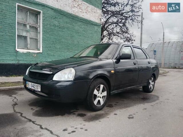 Черный ВАЗ 2170 Priora, объемом двигателя 1.6 л и пробегом 200 тыс. км за 2599 $, фото 1 на Automoto.ua