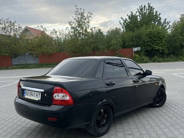 Черный ВАЗ 2170 Priora, объемом двигателя 1.6 л и пробегом 400 тыс. км за 2900 $, фото 3 на Automoto.ua