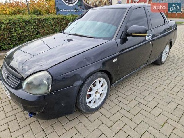 Чорний ВАЗ 2170 Priora, об'ємом двигуна 1.6 л та пробігом 169 тис. км за 1300 $, фото 1 на Automoto.ua