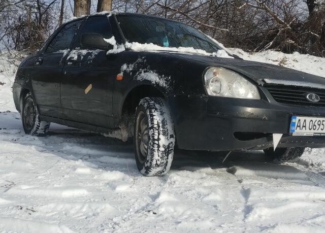 Черный ВАЗ 2170 Priora, объемом двигателя 1.6 л и пробегом 193 тыс. км за 1300 $, фото 5 на Automoto.ua