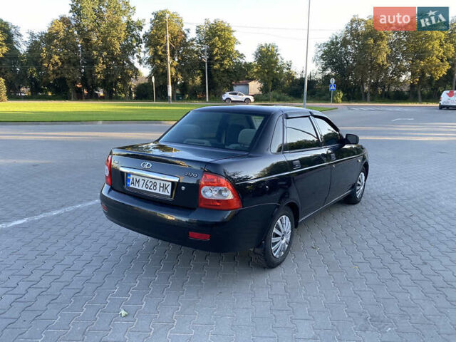 Черный ВАЗ 2170 Priora, объемом двигателя 1.6 л и пробегом 202 тыс. км за 2400 $, фото 6 на Automoto.ua