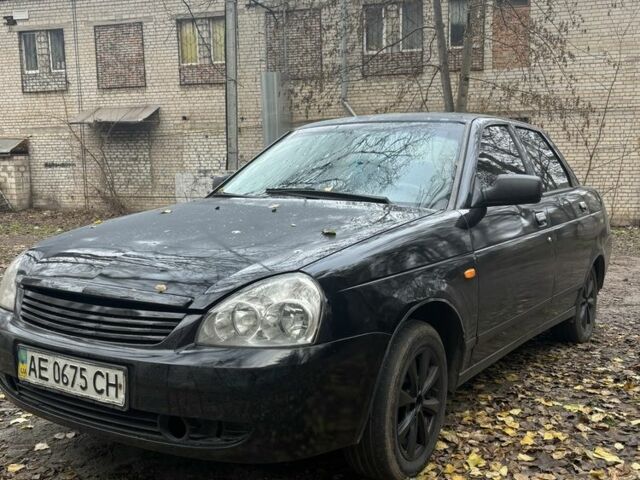 Черный ВАЗ 2170 Priora, объемом двигателя 1.6 л и пробегом 232 тыс. км за 1900 $, фото 2 на Automoto.ua
