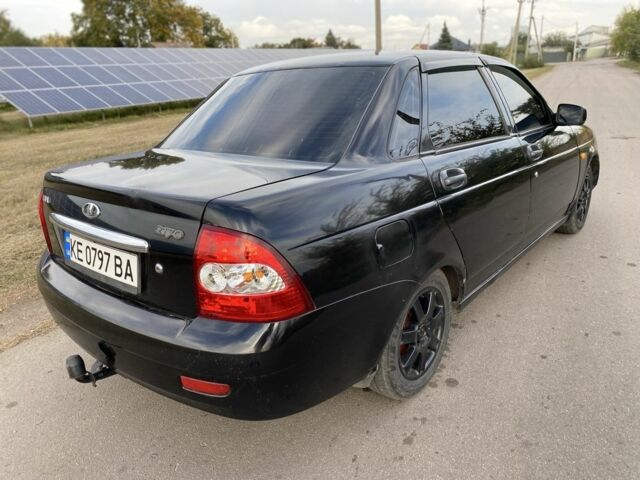 Черный ВАЗ 2170 Priora, объемом двигателя 1.6 л и пробегом 210 тыс. км за 2300 $, фото 4 на Automoto.ua