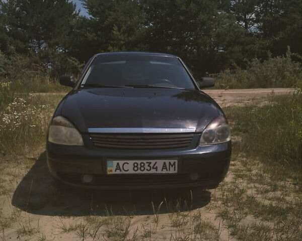 Черный ВАЗ 2170 Priora, объемом двигателя 1.6 л и пробегом 173 тыс. км за 1300 $, фото 9 на Automoto.ua