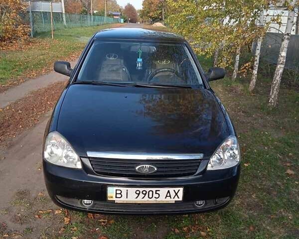 Черный ВАЗ 2170 Priora, объемом двигателя 1.6 л и пробегом 238 тыс. км за 3500 $, фото 1 на Automoto.ua