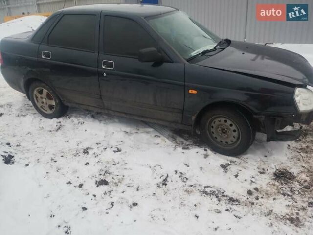 Черный ВАЗ 2170 Priora, объемом двигателя 1.6 л и пробегом 200 тыс. км за 1000 $, фото 2 на Automoto.ua