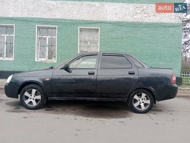 Черный ВАЗ 2170 Priora, объемом двигателя 1.6 л и пробегом 200 тыс. км за 2599 $, фото 2 на Automoto.ua