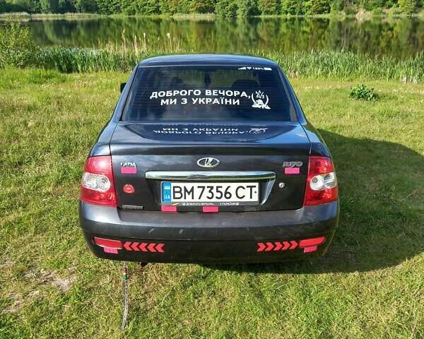 Черный ВАЗ 2170 Priora, объемом двигателя 1.6 л и пробегом 170 тыс. км за 2750 $, фото 4 на Automoto.ua