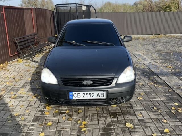 Чорний ВАЗ 2170 Priora, об'ємом двигуна 1.6 л та пробігом 130 тис. км за 1550 $, фото 1 на Automoto.ua