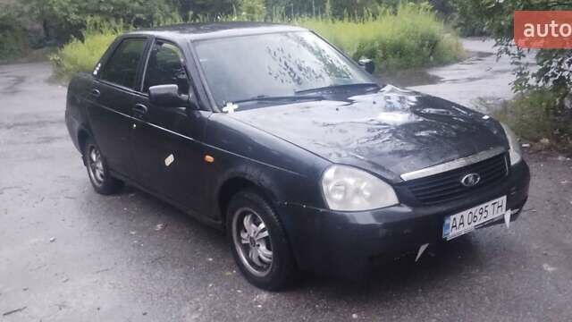 Черный ВАЗ 2170 Priora, объемом двигателя 1.6 л и пробегом 196 тыс. км за 1500 $, фото 4 на Automoto.ua