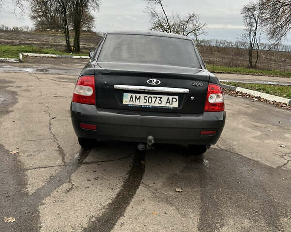 Черный ВАЗ 2170 Priora, объемом двигателя 1.6 л и пробегом 262 тыс. км за 2504 $, фото 12 на Automoto.ua