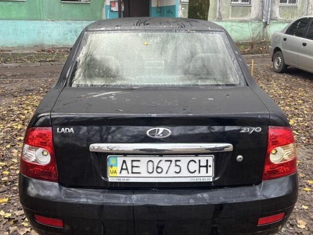 Черный ВАЗ 2170 Priora, объемом двигателя 1.6 л и пробегом 232 тыс. км за 1900 $, фото 5 на Automoto.ua