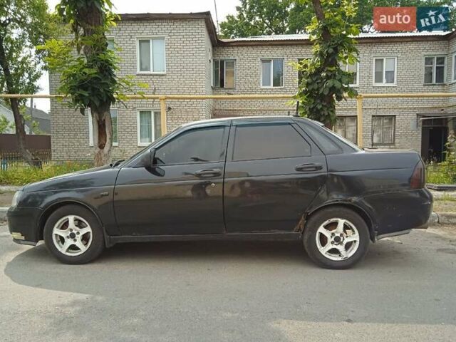 Черный ВАЗ 2170 Priora, объемом двигателя 1.6 л и пробегом 258 тыс. км за 1850 $, фото 2 на Automoto.ua