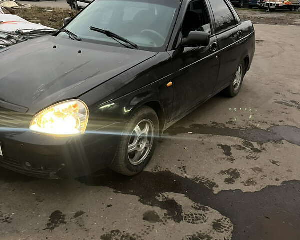 Чорний ВАЗ 2170 Priora, об'ємом двигуна 1.6 л та пробігом 999 тис. км за 1600 $, фото 1 на Automoto.ua