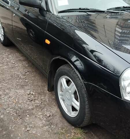 Чорний ВАЗ 2170 Priora, об'ємом двигуна 1.6 л та пробігом 72 тис. км за 3400 $, фото 2 на Automoto.ua