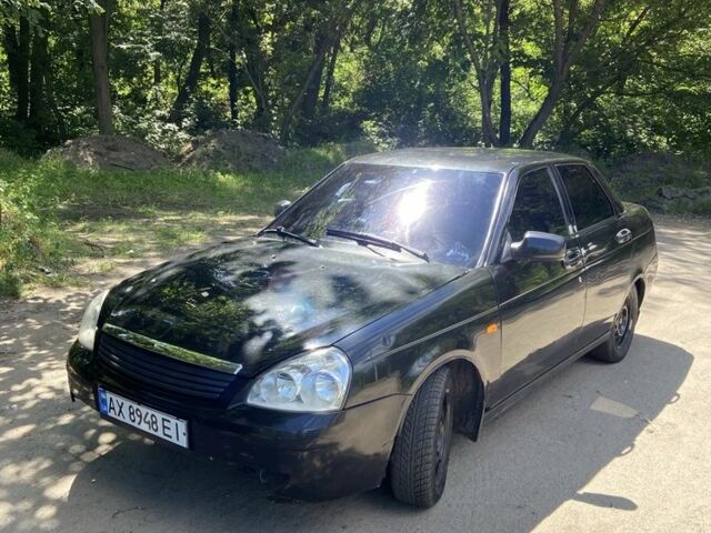 Черный ВАЗ 2170 Priora, объемом двигателя 1.6 л и пробегом 180 тыс. км за 1650 $, фото 4 на Automoto.ua